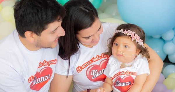La Nación / Bianca: la pequeña que movilizó a todo un país, ya medicada, cumplirá dos años en febrero