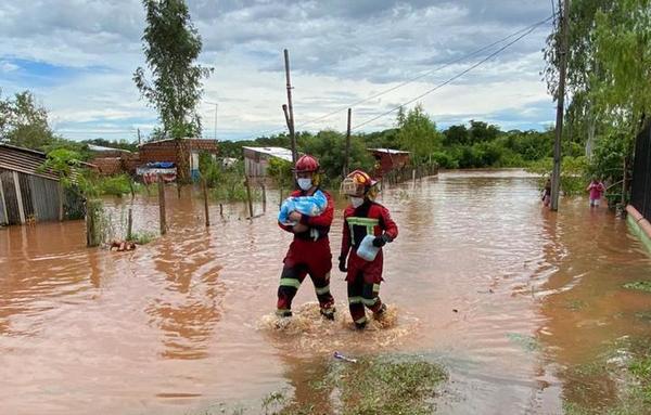 Capiatá: temporal causó inundaciones, choques y dejó una víctima fatal