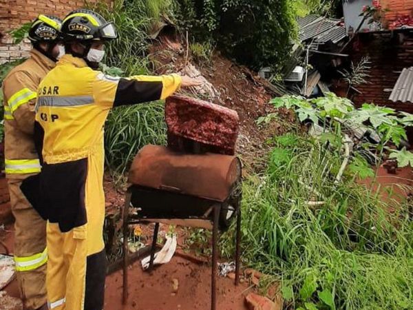 Más de 30 familias afectadas tras el derrumbe en la Chacarita