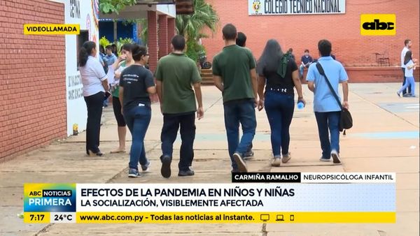 Socialización en niños, afectada en pandemia - ABC Noticias - ABC Color