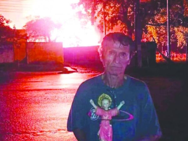 Incendio en Petropar: pidió al Divino Niño que lo proteja