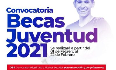 Inicia inscripción para «Becas Juventud»