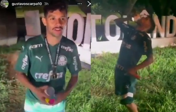 Futbolista festeja con leche condensada y cae en manos de policías "santistas"