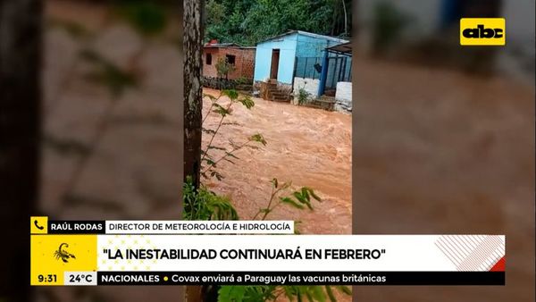 Inestabilidad climatológica continuará hasta febrero - ABC Noticias - ABC Color