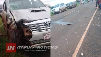 ITAPUENSE INVOLUCRADA EN ACCIDENTE FATAL EN RAÚL PEÑA