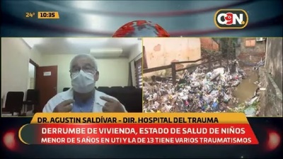 Chacarita: Víctimas de derrumbe permanecen en grave estado