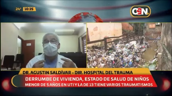 Chacarita: Víctimas de derrumbe permanecen en grave estado