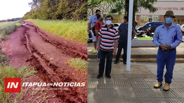 POR PÉSIMO ESTADO DE CAMINOS EXIGEN URGENTE INTERVENCIÓN A COMUNA