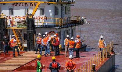 Puente Héroes del Chaco: preparan logística para la incursión en el lecho del río