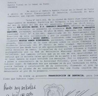 Mujer querellada por Violación de Domicilio contraataca con denuncia por Acoso Sexual