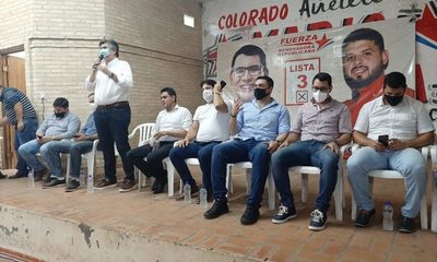 Movimientos colorados que responden al oficialismo orekoma avei su candidato a intendente de Asunción