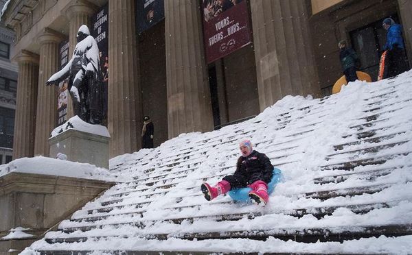 Un gran temporal cubre de nieve Nueva York y todo el noreste de EE.UU. - Mundo - ABC Color