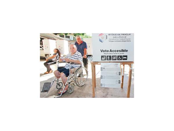 Inscriben para mesa accesible y voto en casa en municipales