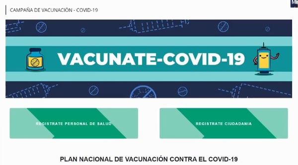 Lanzan plan de vacunación contra Covid-19