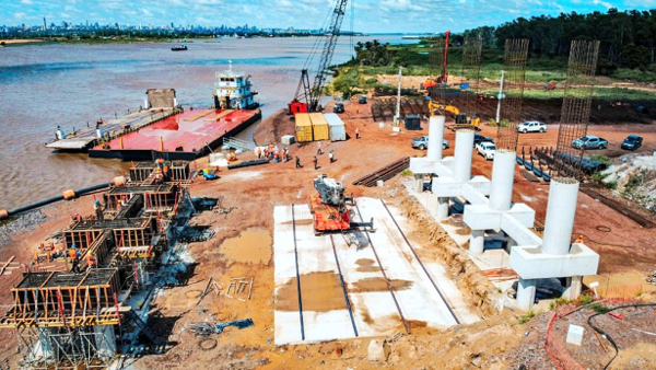 Puente Héroes del Chaco: preparan logística para incursión en lecho del río Paraguay | .::Agencia IP::.