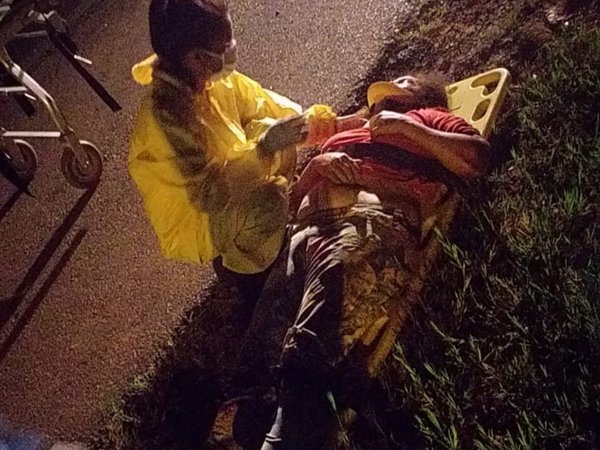 Paciente covid muere tras chocar la ambulancia que lo trasladaba