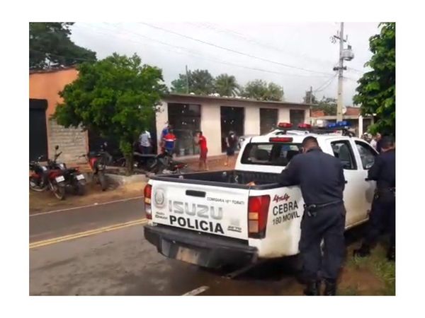 Policía dispersó aglomeración en una canchita de piki vóley