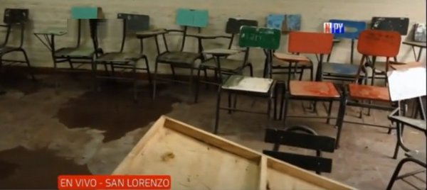 Calamitoso estado de una escuela a semanas del inicio de clases | Noticias Paraguay