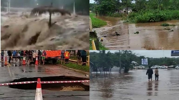 HOY / Crítica situación en Cordillera: Más de cinco ciudades inundadas tras intensas lluvias