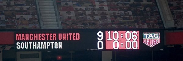 Manchester United y una paliza histórica ante el Southampton