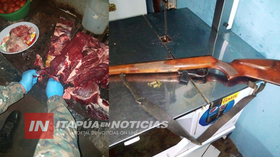 ALLANAN CARNICERÍA EN BÚSQUEDA DE ABIGEOS EN SANTO DOMINGO