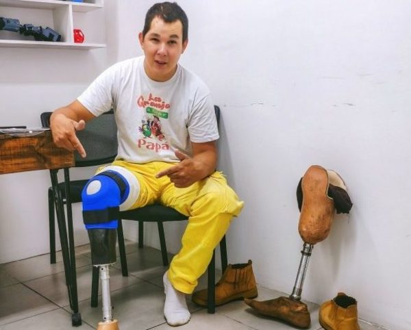 Una prótesis de pierna no fue obstáculo para un bombero