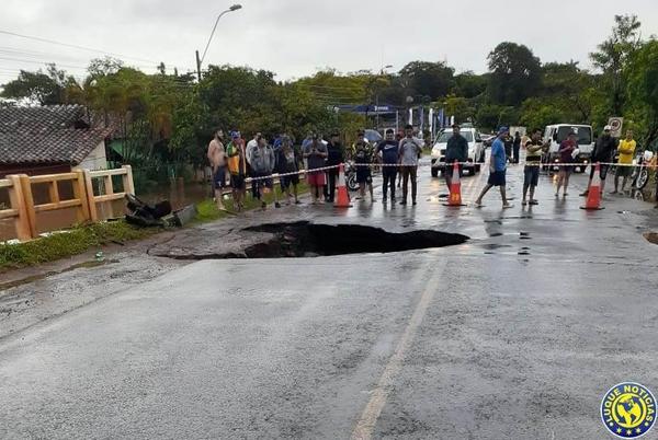 Caminera reporta que sigue inhabilitada la Ruta PY02 en Itacurubí •