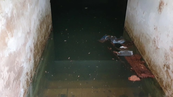 Mausoleo de los héroes del Chaco se encuentra inundado y en estado de abandono