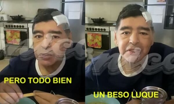 Dan a conocer el último video de Maradona antes de morir