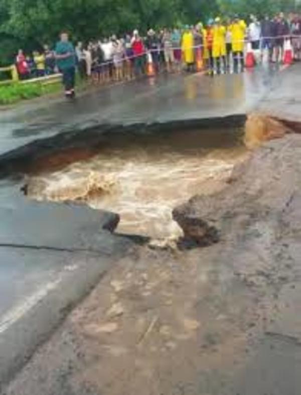 Tras colapso de puente en Ruta PY02, tramo sigue inhabilitado | OnLivePy