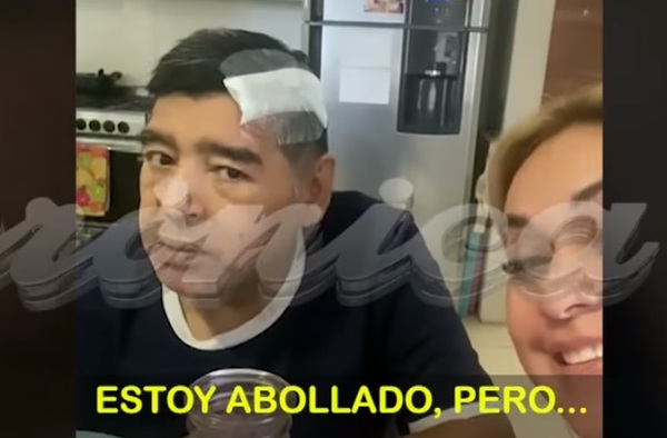 "Estoy abollado": El último video de Maradona con vida