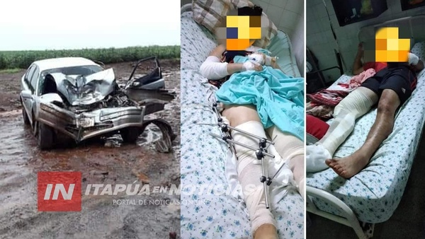 TRAS MILAGROSO ACCIDENTE EN EDELIRA 40 LESIONADOS NECESITAN AYUDA