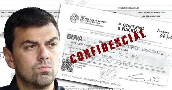 La Nación / Lo confirma Seprelad: Cheque del “amaño” salió de la cuenta personal de Trovato