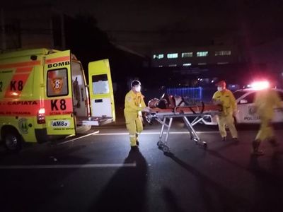 Vehículo atropella a motociclistas y se da a la fuga en San Lorenzo - Nacionales - ABC Color