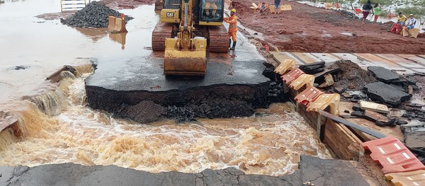 Desde el MOPC culpan al “cambio climático” por daños en rutas - Noticiero Paraguay