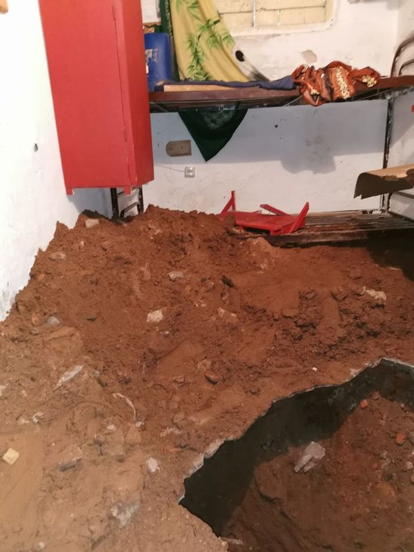 Erosión de suelo en Tacumbú se confundió con túnel, pero versión fue descartada - Nacionales - ABC Color