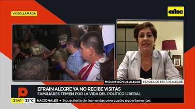 Efraín Alegre ya no recibe visitas - Mesa de Periodistas - ABC Color