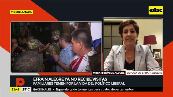 Efraín Alegre ya no recibe visitas - Mesa de Periodistas - ABC Color