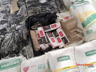 Cae miles de GRUESAS de CIGARRILLO que paso de CONTRABANDO por el río PARANA
