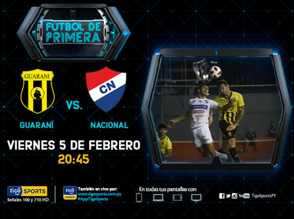 Guaraní y Nacional hacen su estreno en la temporada 2021