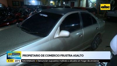 Propietario de comercio frustra asalto en San Lorenzo - ABC Noticias - ABC Color