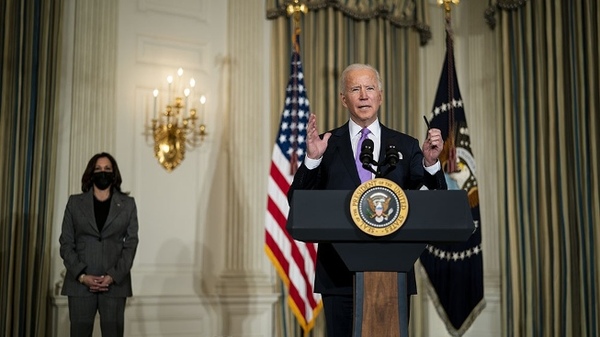 Biden prometió enfrentar el "autoritarismo" de China y Rusia y anunció el fin del apoyo a Arabia | .::Agencia IP::.