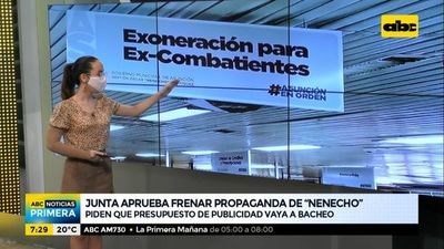 Junta Municipal aprueba frenar propaganda de Nenecho - ABC Noticias - ABC Color