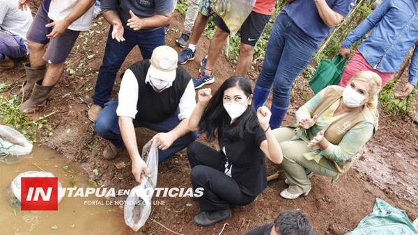 FAZENDA ESPERANZA: HABILITAN TANQUE PISCÍCOLA PARA APOYAR A JÓVENES.