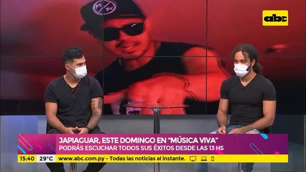 Japiaguar, este domingo en “Música Viva” - Ensiestados - ABC Color