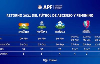En abril comenzará a rodar la redonda en el Ascenso - Fútbol - ABC Color