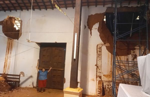 Empeoran las condiciones del antiguo templo de San Joaquín y podría caer - Nacionales - ABC Color