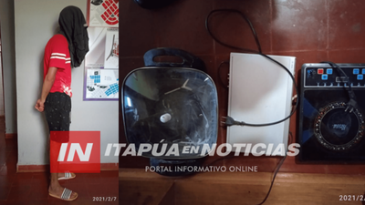 OFRECÍA ELECTRODOMÉSTICOS HURTADOS Y QUEDÓ DETENIDO