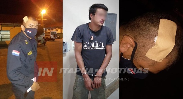 POLICÍA RESULTÓ HERIDO TRAS INTERVENCIÓN EN SAN ANTONIO YPECURÚ