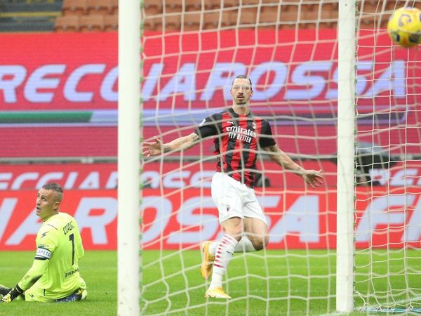 Ibrahimovic, con sus goles 500 y 501, devuelve el liderato al Milan